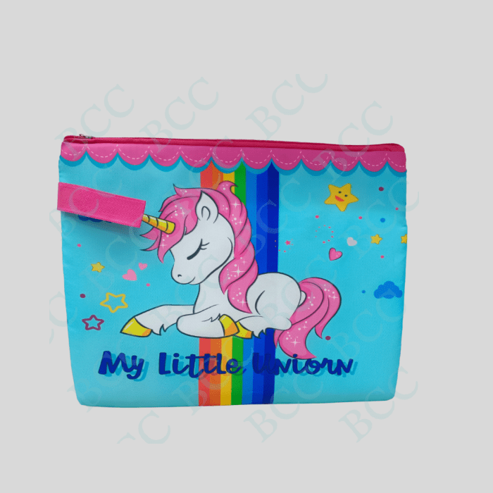 BCC CLASSIC Premium Stylish Printed Kids Pouch Made With Polyester Material For Girl's and Boy's