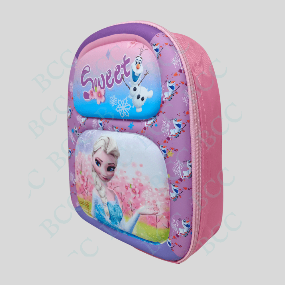 BCC CLASSIC KIDS HARD SHELL BACKPACK USE FOR PICNIC/SCHOOL/TRAVEL ETC.. BACKPACK COMES WITH UNIQUE PRINTS MADE WITH POLYESTER MATERIAL FOR GIRL’S AND BOY’S - Image 3