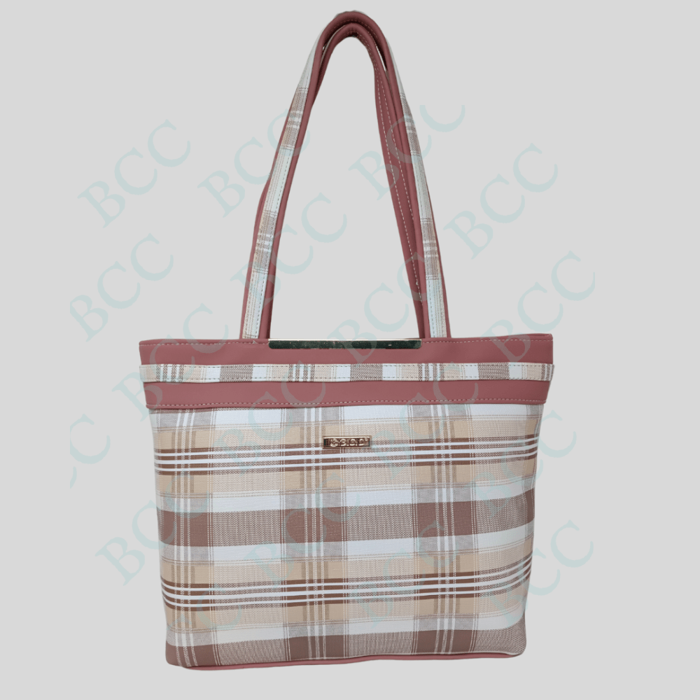 BCC Classic Ladies Side Solder Bag Comes With Check Print The Bag Made With Vegan Leather Material Use For Women’s