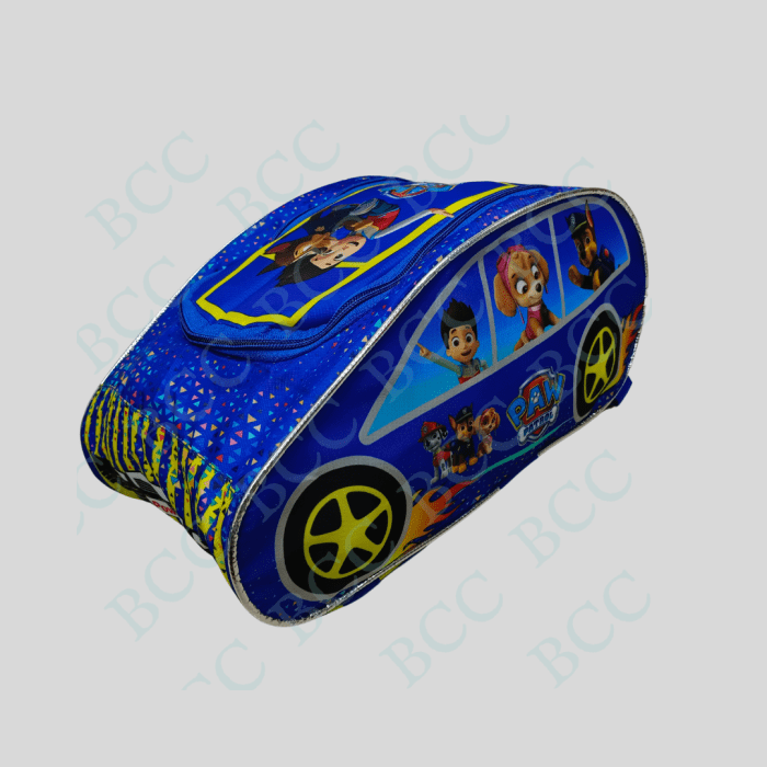 BCC CLASSIC Kids Car Backpack Made With Polyester Material For Boy's And Girl's