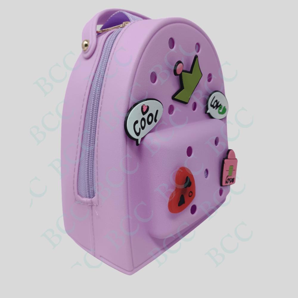 BCC Classic Silicone Water-Resistant Cuteness Backpack Outdoor School Bags with silicone material for girl's - Image 3