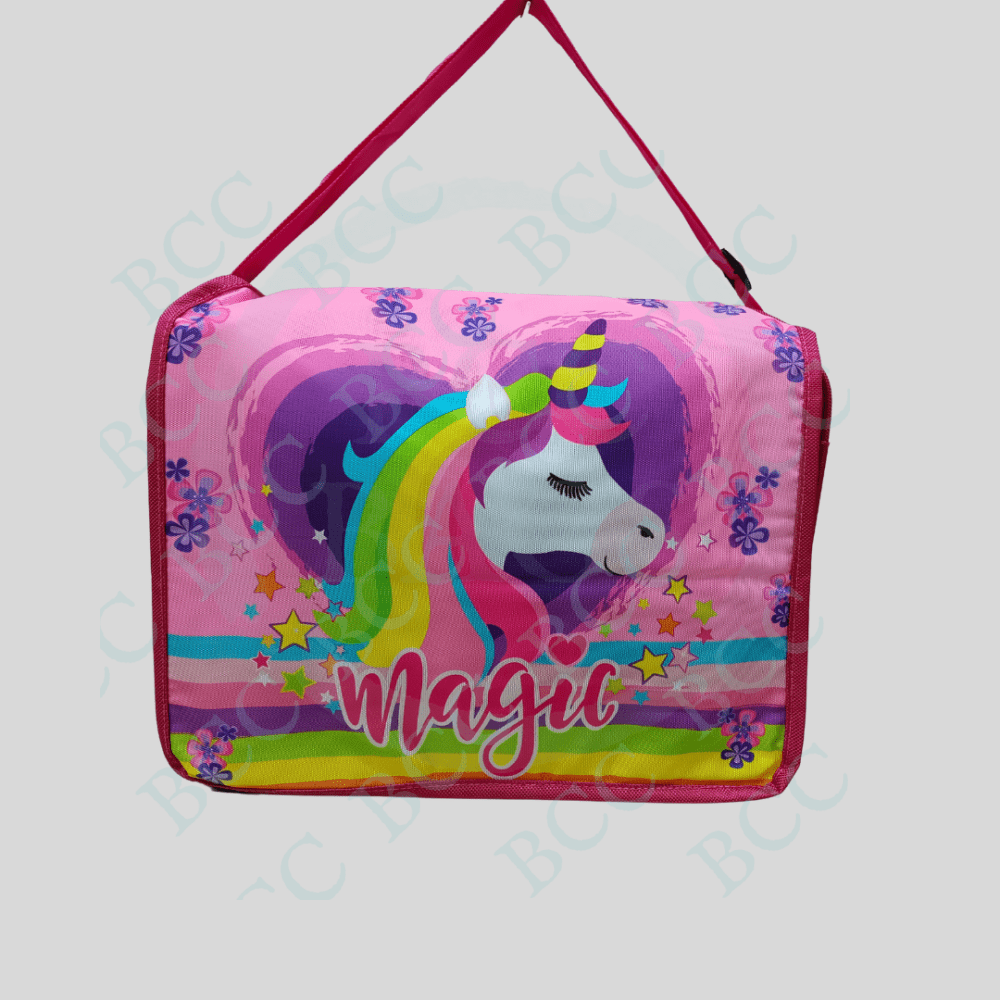BCC CLASSIC Adjustable Sling Bag With Multi Colors  Made With Polyester Material For Girl's And Boy’s