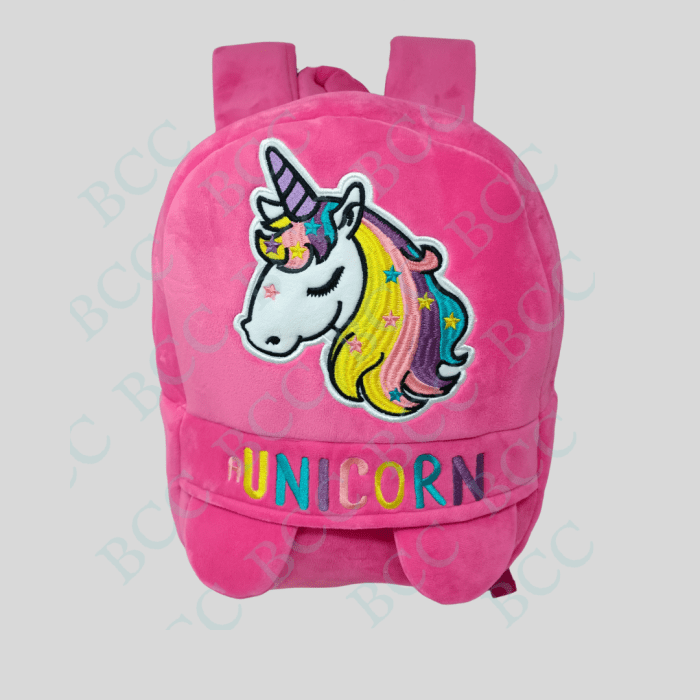 BCC CLASSIC KIDS BACKPACK USE FOR PICNIC/SCHOOL/TRAVEL ETC.. BACKPACK COMES WITH CUTES PRINTS MADE WITH SOFT VELVET MATERIAL FOR GIRL’S AND BOY’S