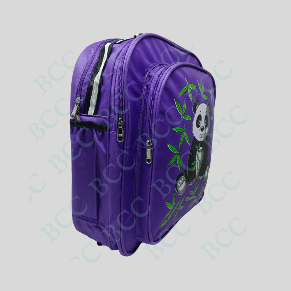 BCC CLASSIC KIDS BACKPACK WITH PANDA PRINTS MADE WITH POLYESTER MATERIAL FOR GIRL'S AND BOY'S - Image 4