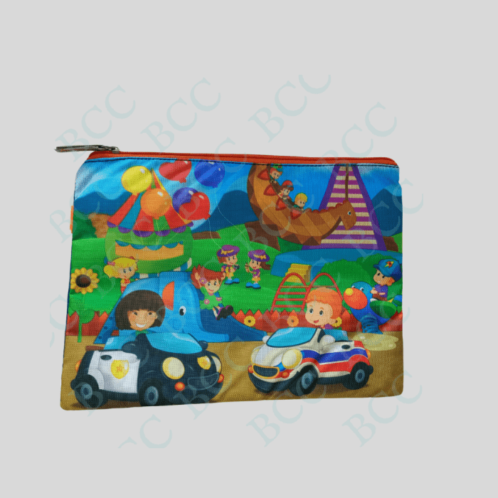 BCC CLASSIC Premium Stylish Printed Kids Pouch Made With Polyester Material For Girl’s and Boy’s