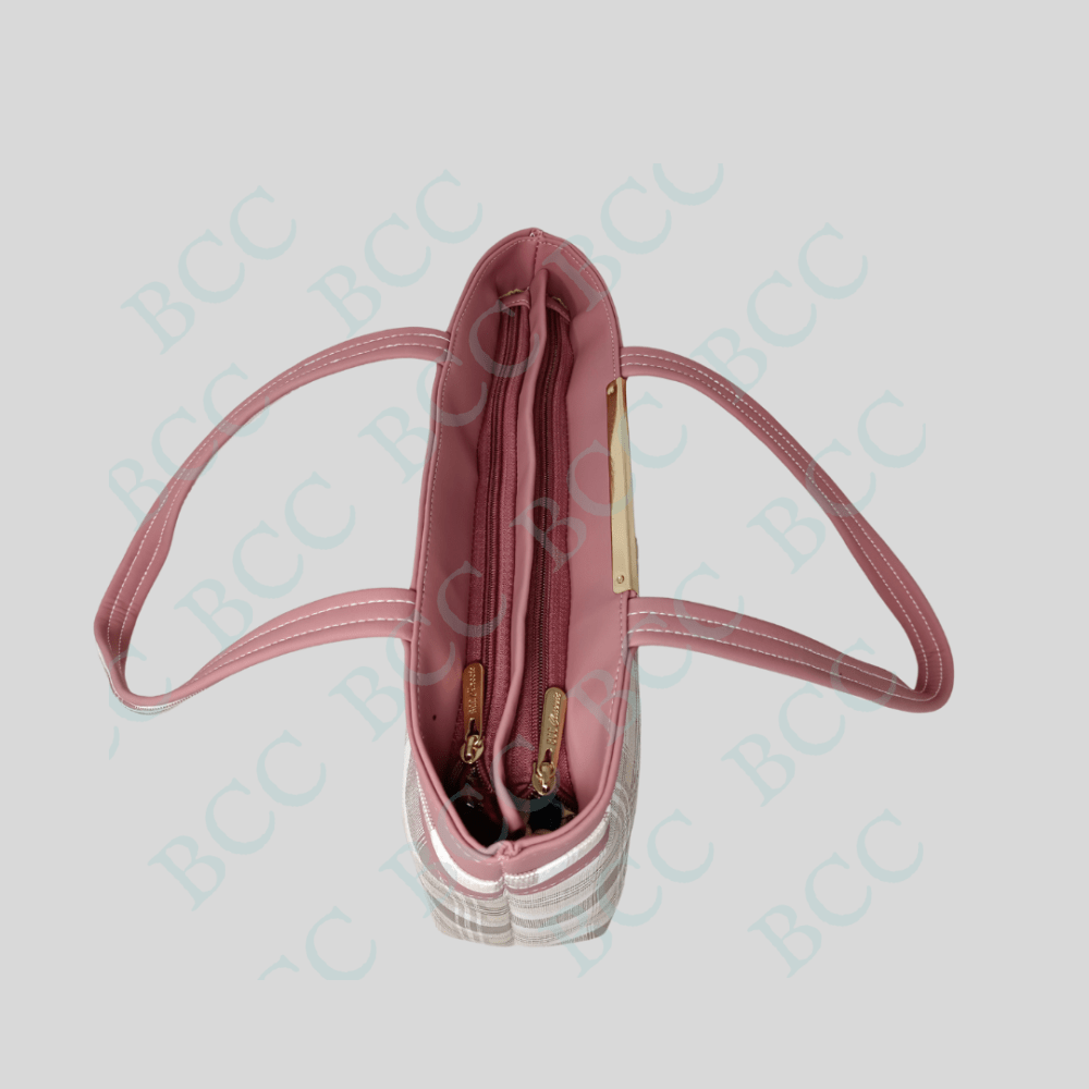 BCC Classic Ladies Side Solder Bag Comes With Check Print The Bag Made With Vegan Leather Material Use For Women’s - Image 4