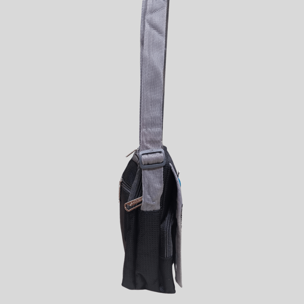 BCC CLASSIC Pauline Cross Body Adjustable With Flap Gents Sling Bag Made With Polyester Material For Men's - Image 4