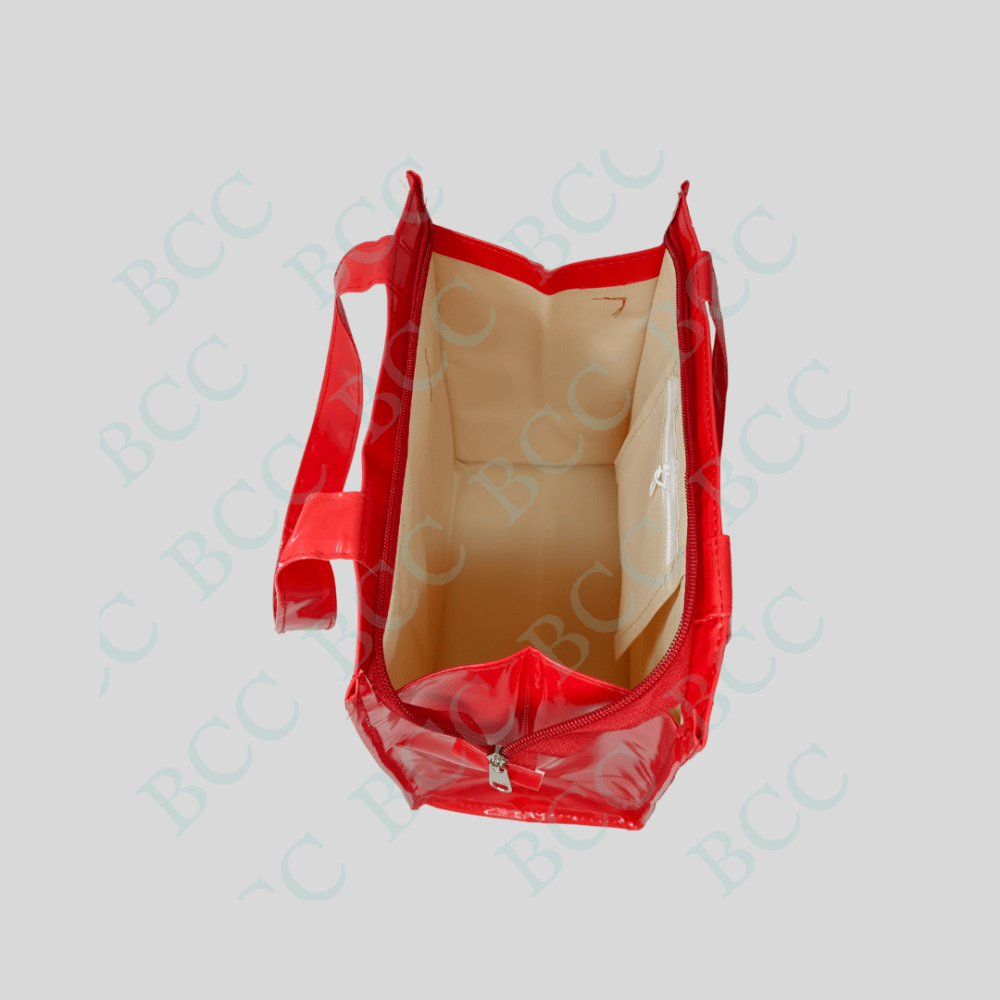 BCC Classic Printed Tiffin/Shopping/Grocery Hand Bag with Zip & Handle Made With Jelly MateriaL for Women's - Image 3
