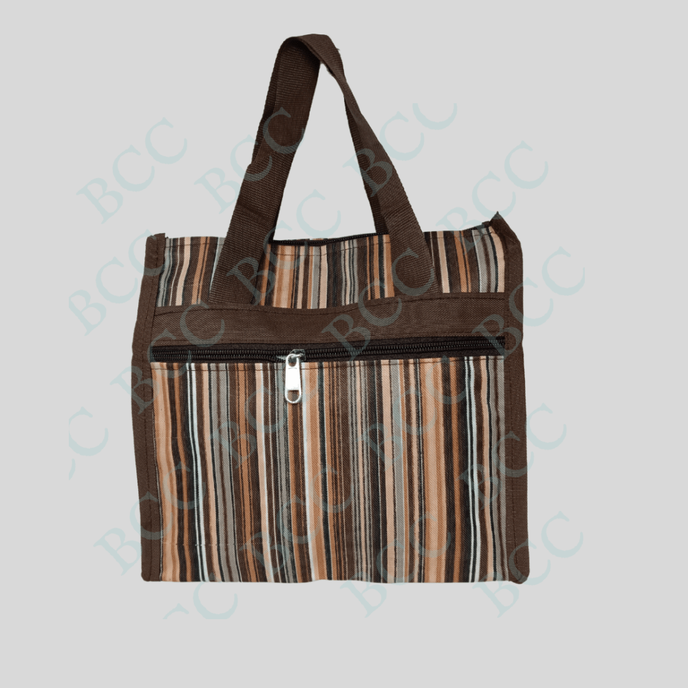 BCC Classic Tiffin/Pooja/Shopping/Jewellery Bag The Bag Made With Polyester Material For Women's - Image 3