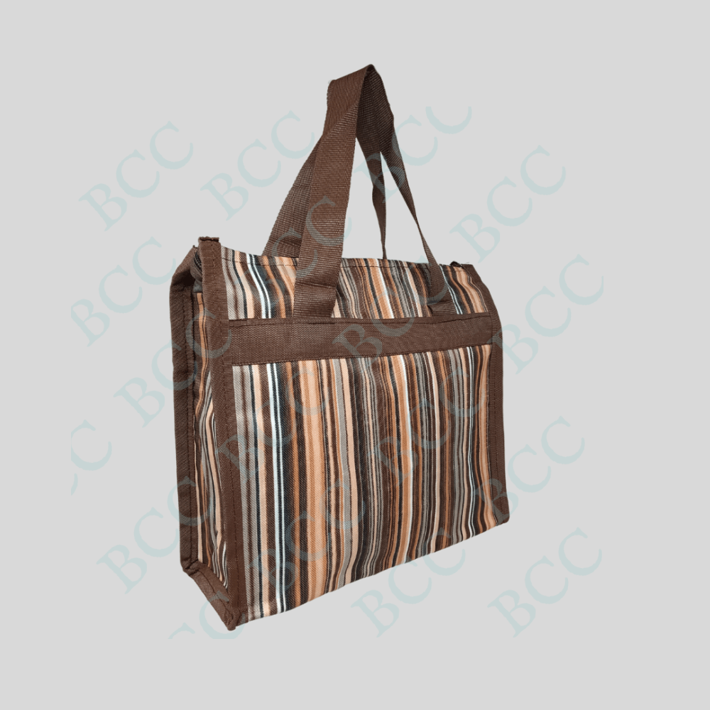 BCC Classic Tiffin/Pooja/Shopping/Jewellery Bag The Bag Made With Polyester Material For Women's - Image 2
