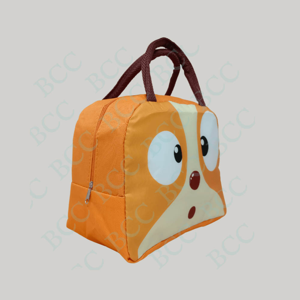 BCC Classic Insulated Lunch Box Bag Made With Polyester Material The Bag Comes With Cute Animal Prints Use For Tiffin/Shopping/Grocery For Girl's And Boy - Image 5